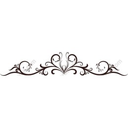 Elegant Decorative Floral Border