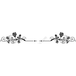 Elegant Rose Decorative Border