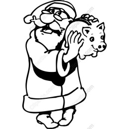 Jolly Santa with Piggy Bank
