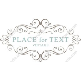 Vintage Ornate Scroll Customizable