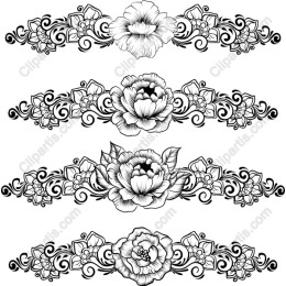 Floral Borders - Elegant