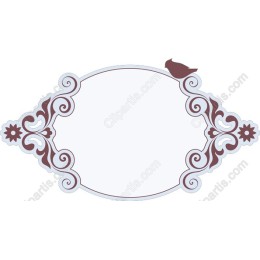 Elegant Vintage Floral Frame