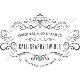 Calligraphy Swirls - Original and Detailed Elements