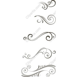 Elegant Decorative Swirl Set