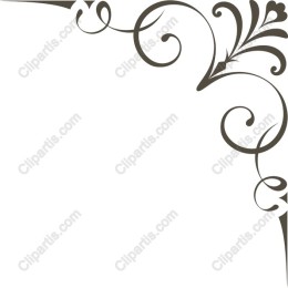 Elegant Decorative Corner Flourish