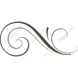 Elegant Swirl Ornament