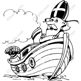 Whimsical Sailor and Ship