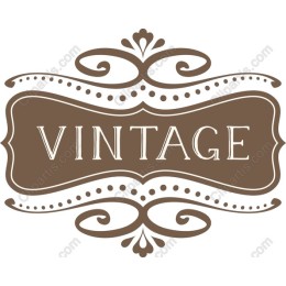 Vintage Decorative Banner