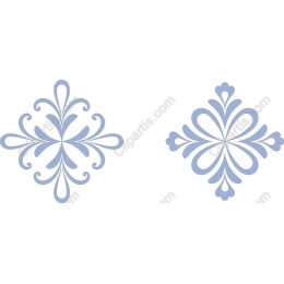 Vintage Floral Decorative Set