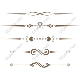 Elegant Decorative Dividers Set