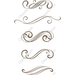Elegant Ornate Flourishes Set
