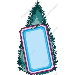 Customizable Evergreen Tree Tag