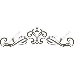 Elegant Swirling Flourish Ornament
