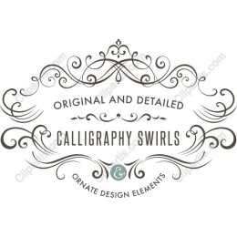 Calligraphy Swirls - Elegant Elements