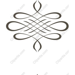 Elegant Swirl Pattern Ornament