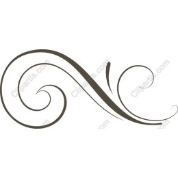 Elegant Decorative Swirl Ornament
