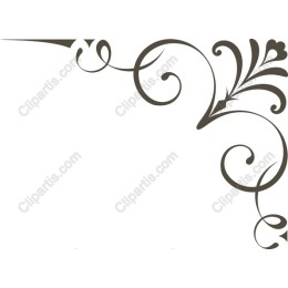 Elegant Floral Corner Ornament