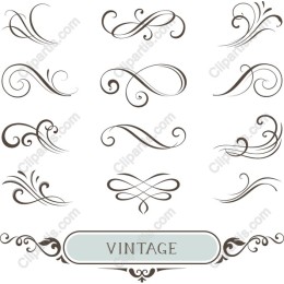 Vintage Flourishes - Elegant Decorative Pack