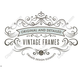 Vintage Elegance: Ornate Frames Set