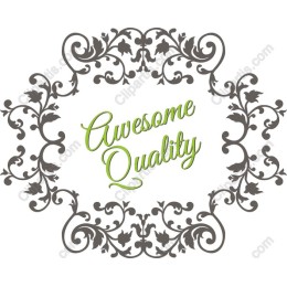 Elegant Floral Frame - Awesome Quality