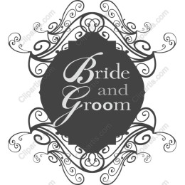 Elegant Bride and Groom