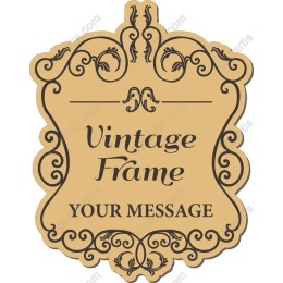 Vintage Frame - Elegant Decorative