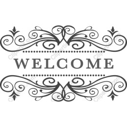 Elegant Welcome Decorative