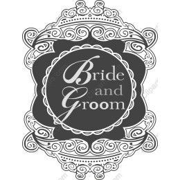 Exquisite Bride and Groom for Elegant Wedding Invitations