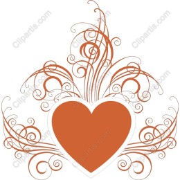Elegant Heart Flourish