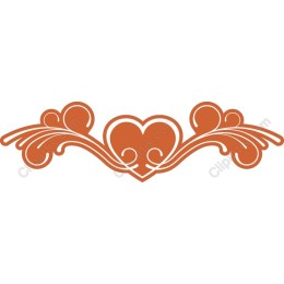 Elegant Heart Flourish