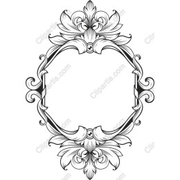 Ornate Floral Frame