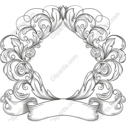 Ornate Floral Frame
