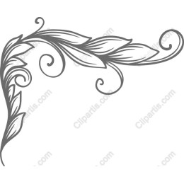 Elegant Leaf Border