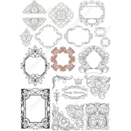 Elegant Vintage Frame Clipart Set