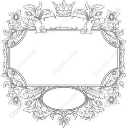 Elegant Floral Frame