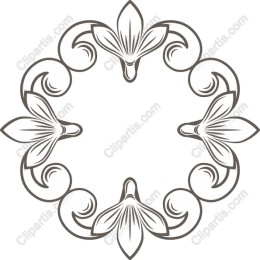 Elegant Floral Frame