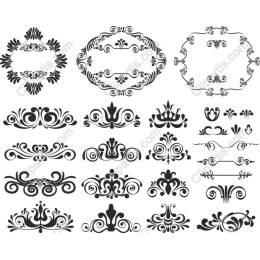 Elegant Floral Embellishments Set