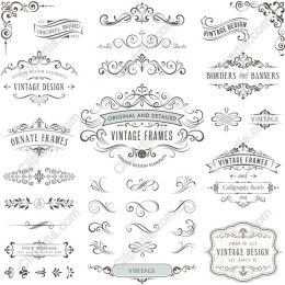 Vintage Elegance: Ornate Frames Collection