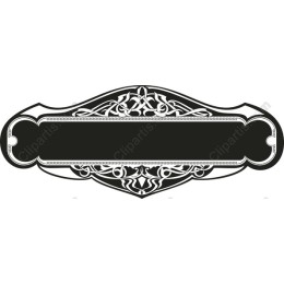 Vintage Ornate Label