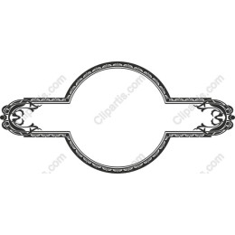 Elegant Vintage Floral Frame