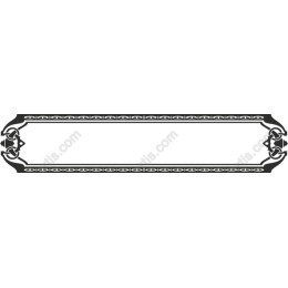 Elegant Decorative Ornate Border