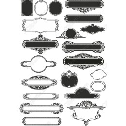 Vintage Frame Clipart Bundle