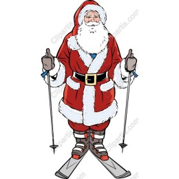 Santa Claus Skiing