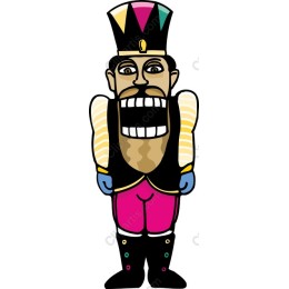 Whimsical Nutcracker Character