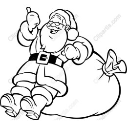 Cheerful Santa Claus
