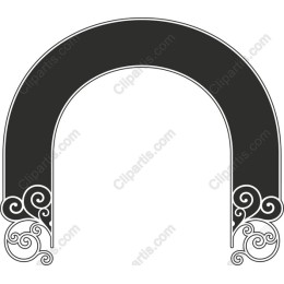 Elegant Arch with Scrollwork