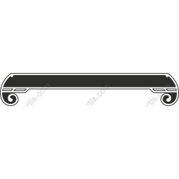 Elegant Black Decorative Border