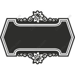 Ornamental Floral Frame