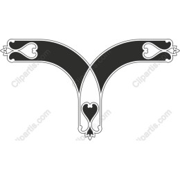 Elegant Y-Shaped Ornamental