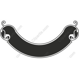 Elegant Vintage Curved Banner